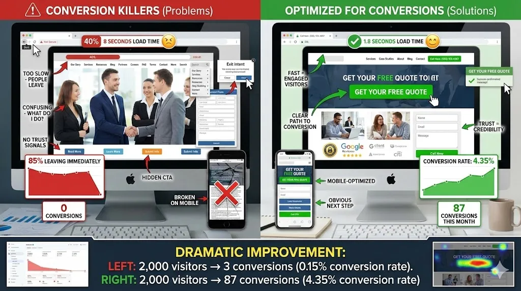 Your Website Gets Traffic But No Customers?